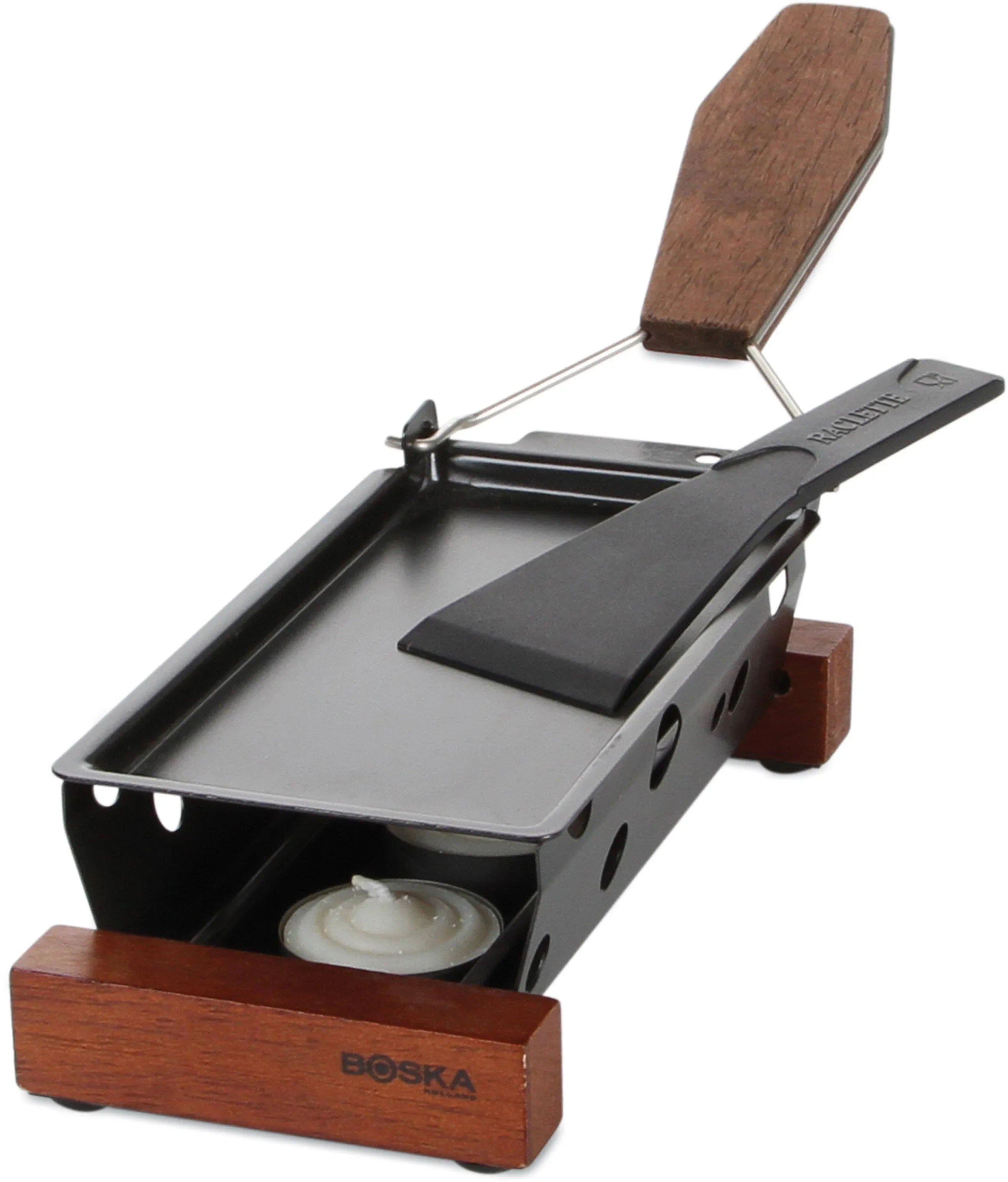 Boska USA Cheese raclette grill with wooden support