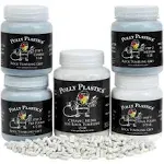 Polly Plastics Rock Tumbler Grit Kit & Ceramic Tumbling Filler Media