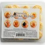 Caviar Star French Cocktail Blinis - Pancakes for Specialty Foods - 1.25 inch / 30 per Pack (4.76 Ounce (136 Grams))