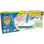 Floor Police Cordless Electric Mop, As Seen On TV, Self-Propelling Hardwood and Tile Floor Cleaner with Dual Spinning Mop Heads, One Mop with 6 Cleaning Pads