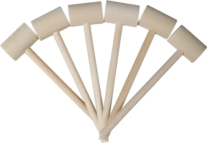 36 Pieces Crab Hammers Wooden Lobster Seafood Mallets