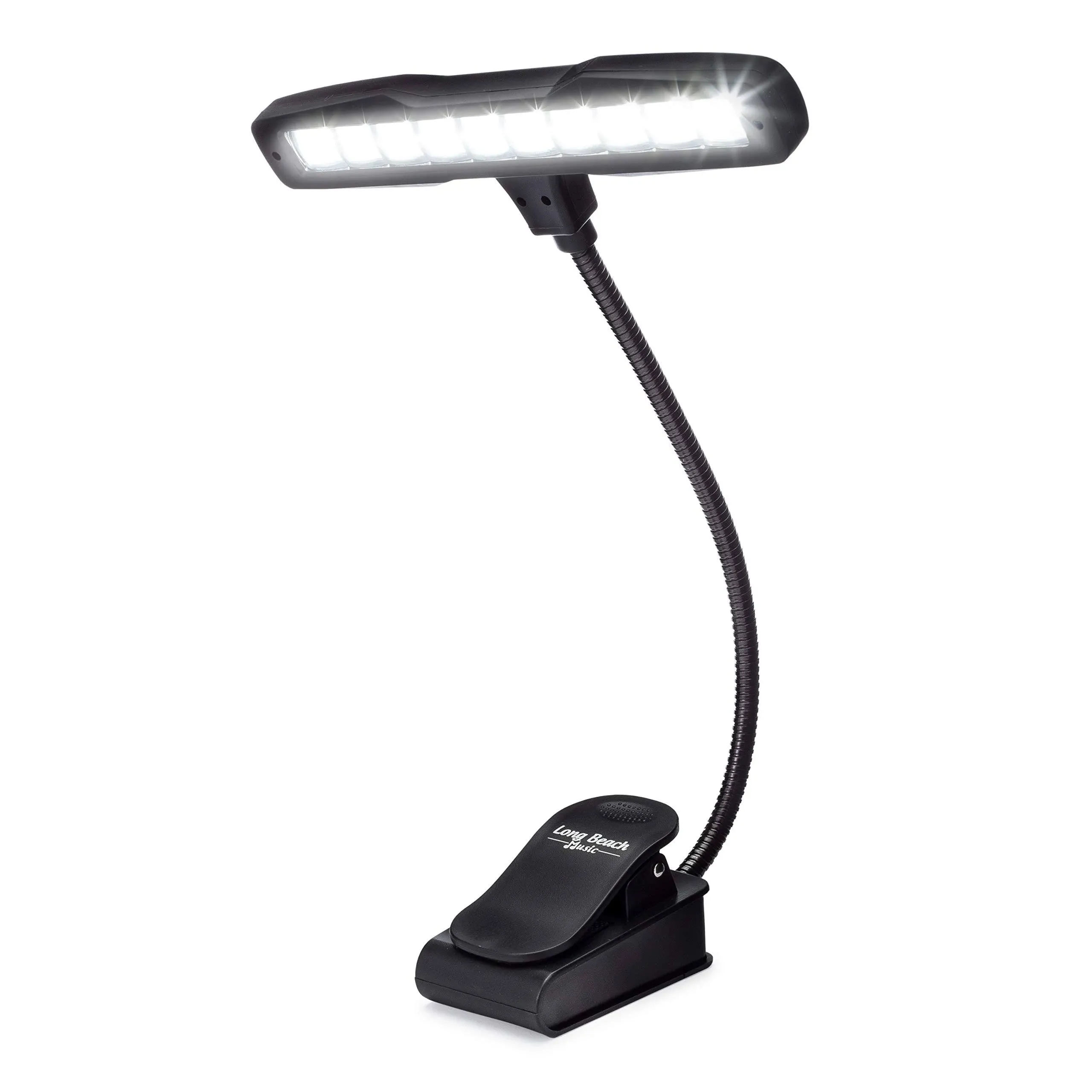 Rechargeable Clip-on Music Stand Orchestra Light- 10 Bright LEDs- USB Cord Wa...