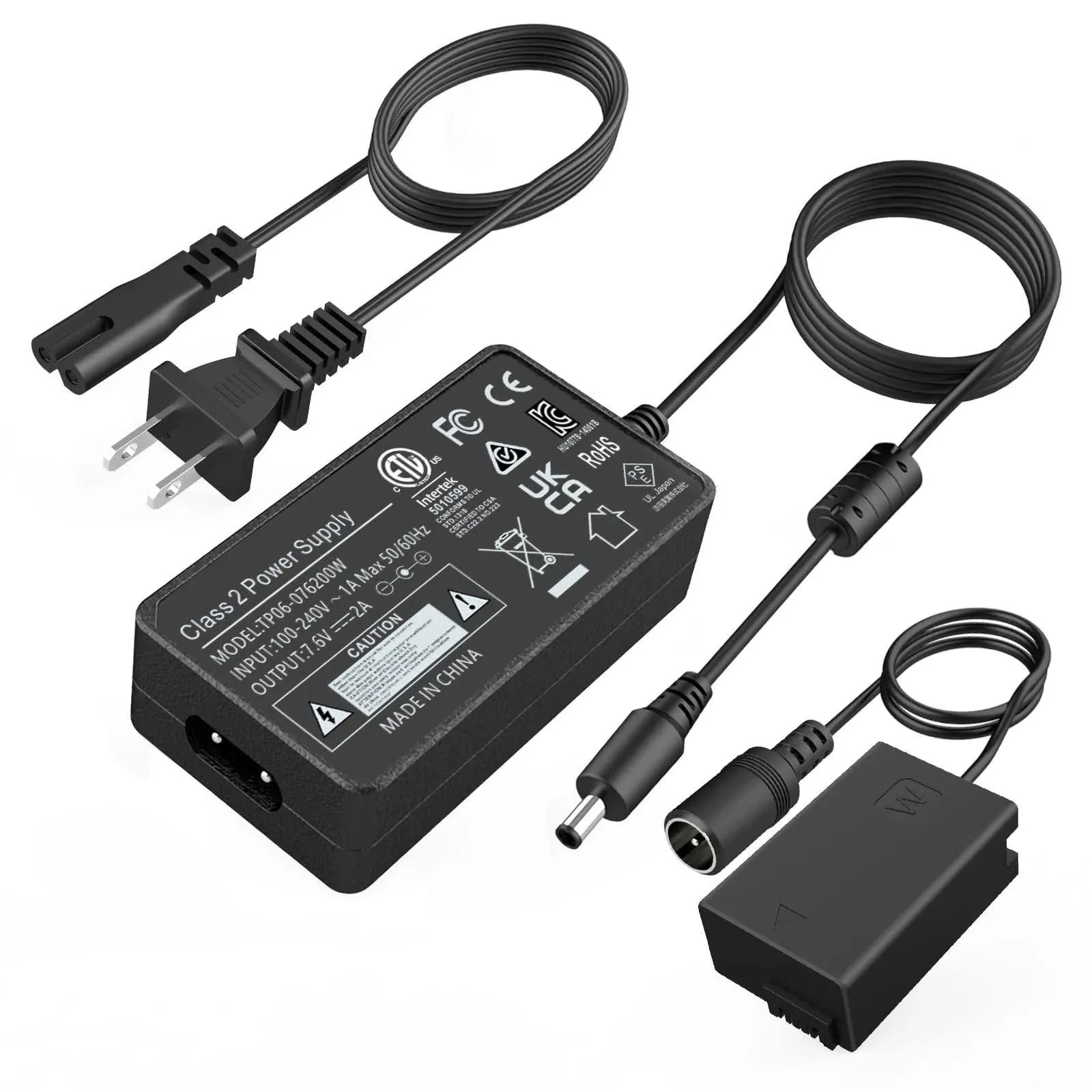 HY1C AC-PW20 AC Power Adapter NP-FW50 A6400 A6000 Dummy Battery Kit PW20 for Sony Alpha ZV-E10 A5100 A6100 A6300 A6500 A7II A7S A7SII A7R A7RII