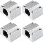 uxcell SCS12UU Linear Ball Bearing Slide Block Units, 12mm Bore Dia (Pack of 4)