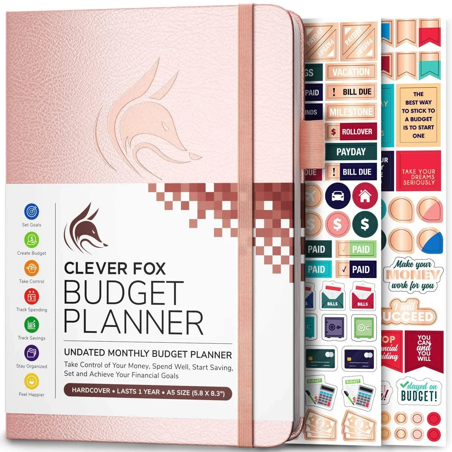 Budget Planner - Expense Tracker Notebook. Monthly Budgeting Organizer, Finan...