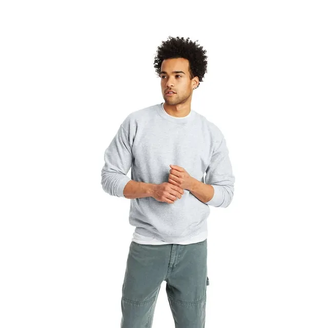 Hanes Men's and Big Men's EcoSmart Fleece Sweatshirt, up to Sizes 5XL