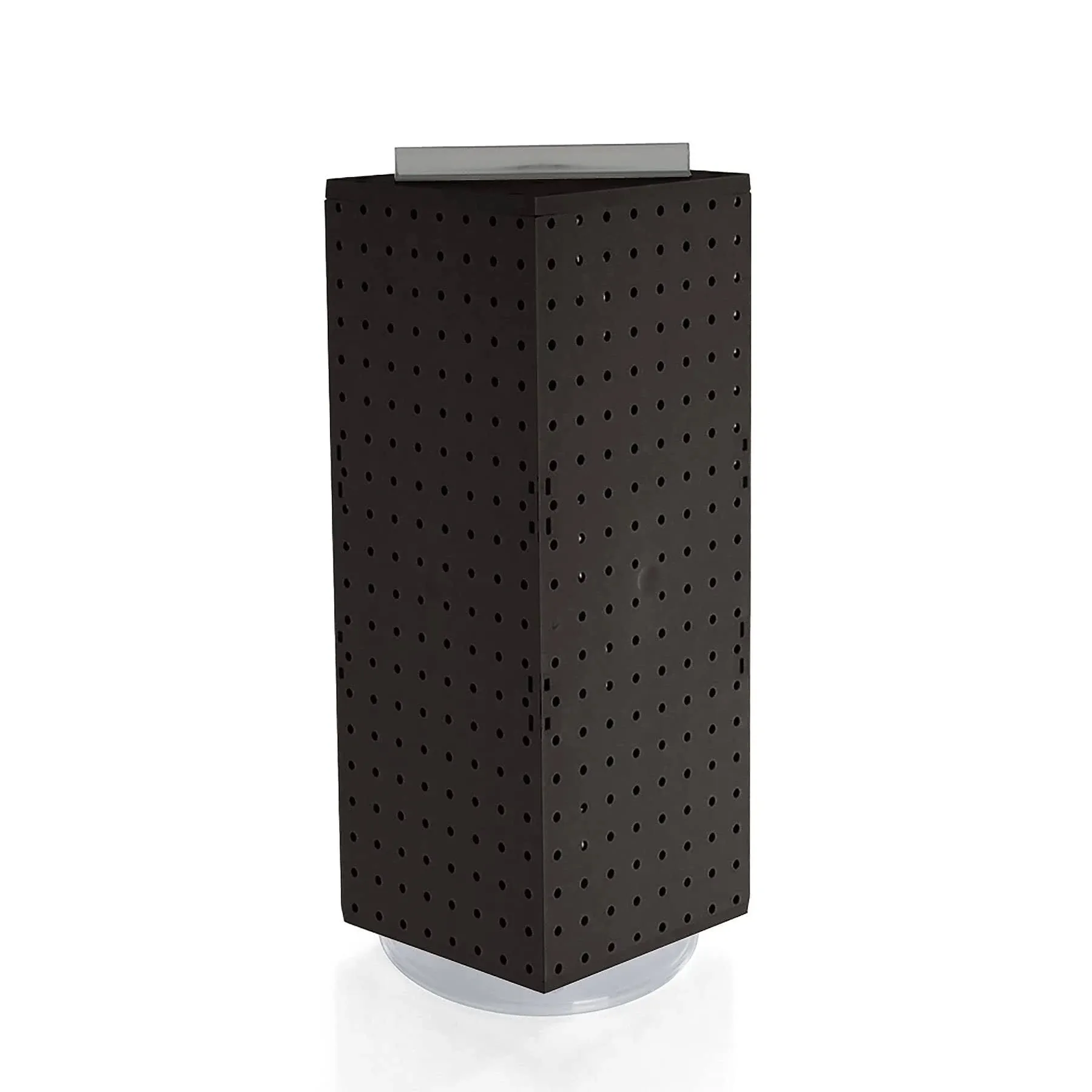 Azar Displays 703385-blk 20 in. H x 8 in. W Pegboard Counter Display in Black Styrene