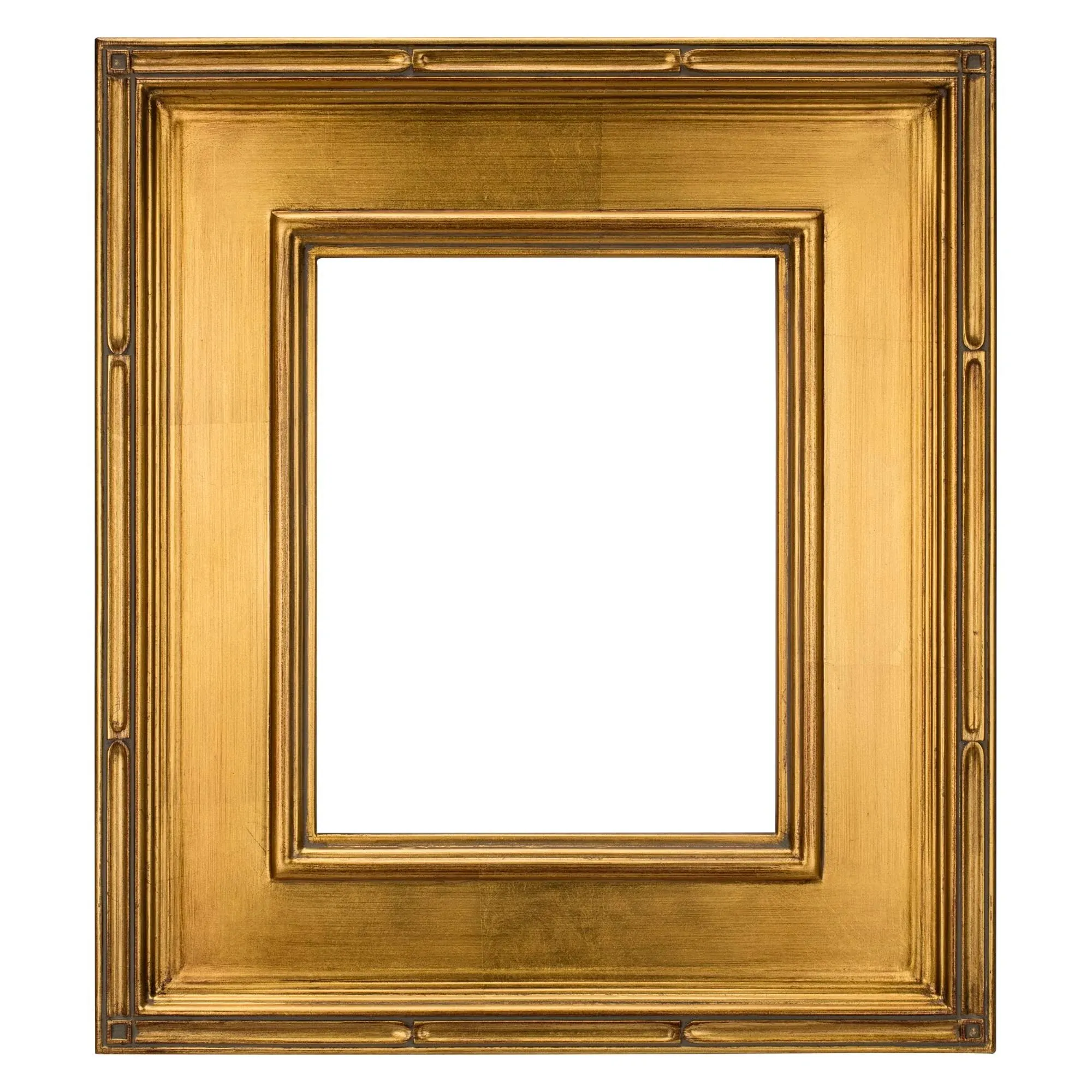 Museum Plein Aire Wooden Art Picture Frame - 12X16 Gold - 3.5-Inch-Wide Frames -