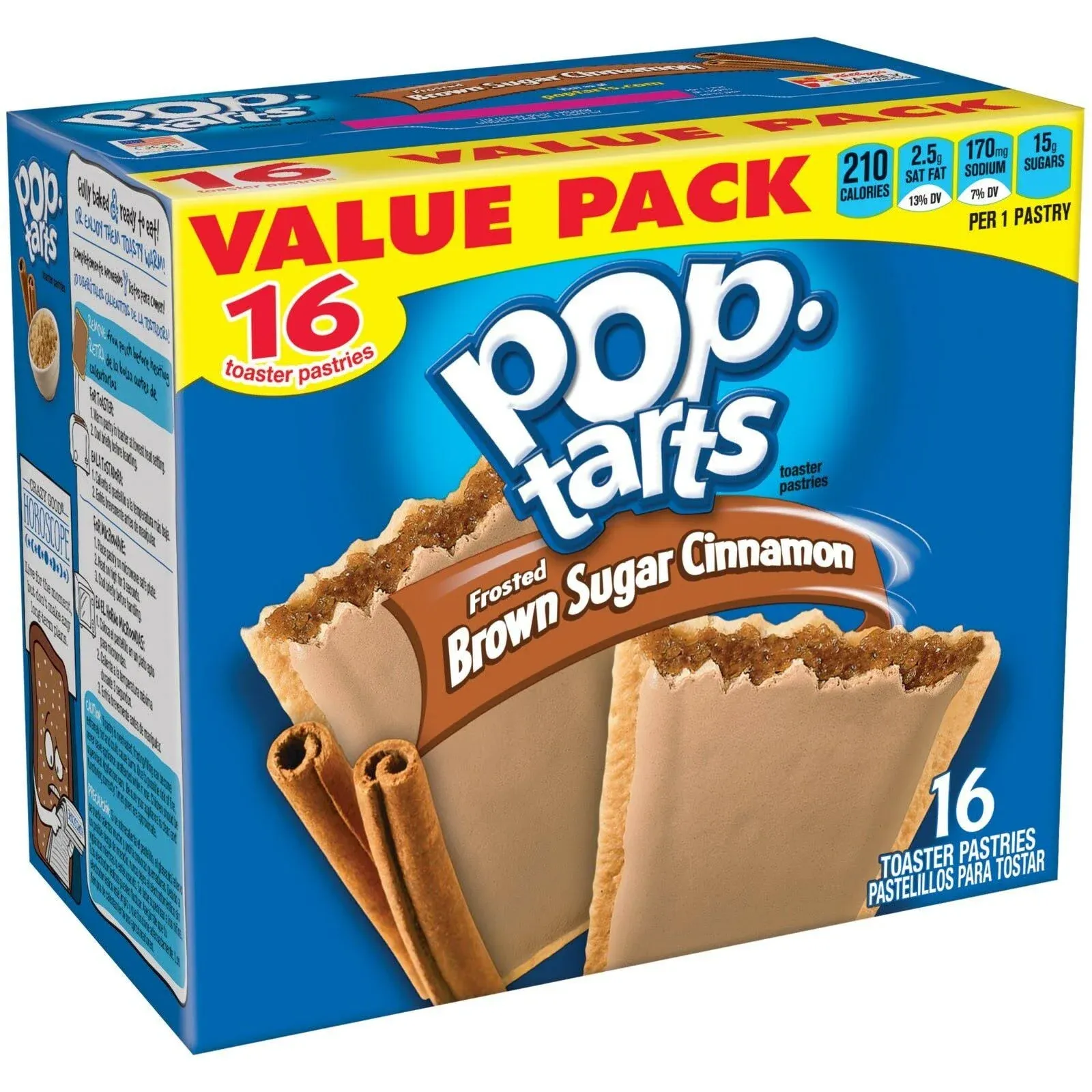 Frosted Brown Sugar Cinnamon Pop Tarts Toaster Pastries