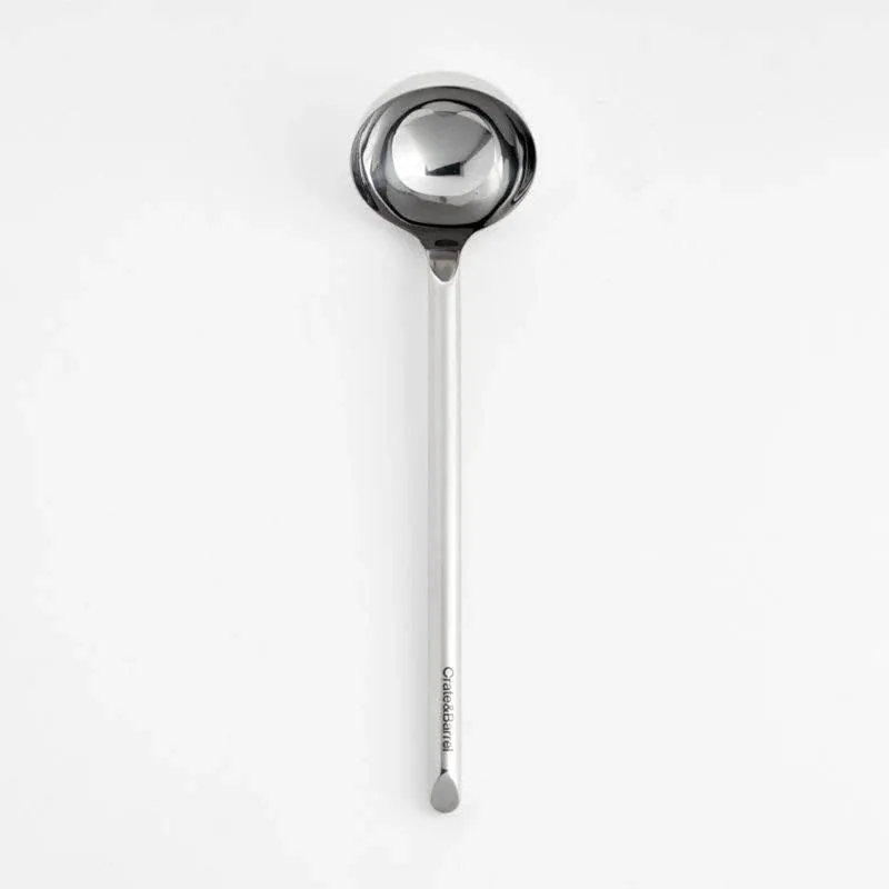 Crate & Barrel Stainless Steel Ladle