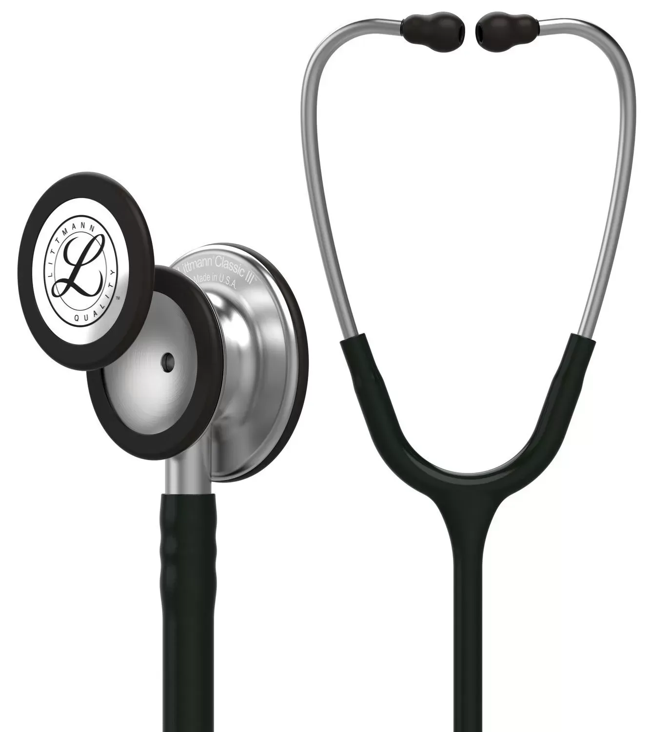 3M Littmann Classic III 27" Monitoring Stethoscope, Black Edition, 5803