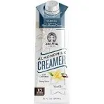 Califia Farms - French Vanilla Almond Milk Coffee Creamer 32 Oz Pack of 6 She...