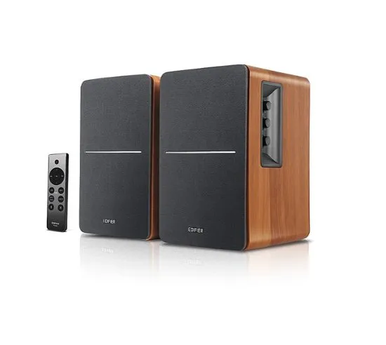 Edifier 4003066 R1280DB 42-Watt-RMS Amplified Bluetooth Bookshelf Speaker System (Brown Finish)