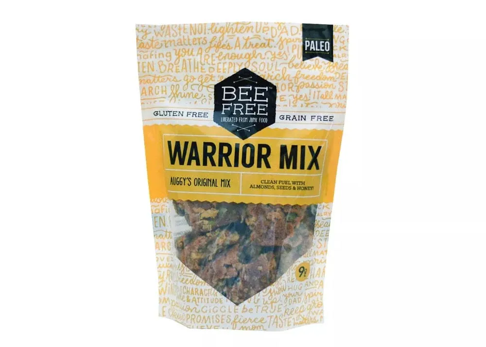 BeeFree Warrior Mix Gluten Free Granola - Chunky Granola Bites | Paleo Granola ...