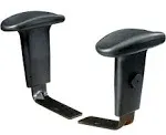 Office Star Replacement Adjustable Arms with Soft Pads, Pack of 2 Arms, Fits 2902 and 98341 Chairs, Black