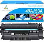 49A 1320 Toner Cartridge Black 1-Pack Compatible Replacement for HP 49A Q5949A 53A Q7553A 49X Q5949X for HP Laserjet 1320 Toner Cartridge 1320n 3390 1160 1320tn 1320nw 3392 P2015 P2015dn Printer Ink