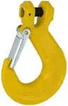 Indusco 47400306 Grade 80 Drop Forged Alloy Steel Clevis Sling Hook with Latc...