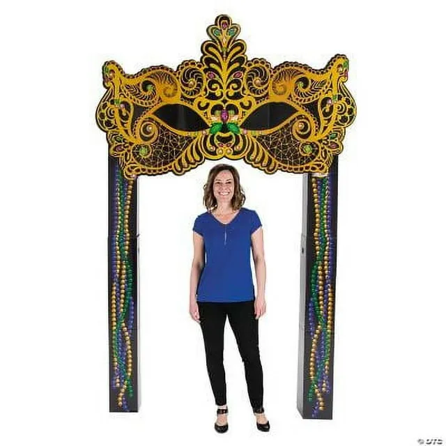 Mardi Gras Mask Archway