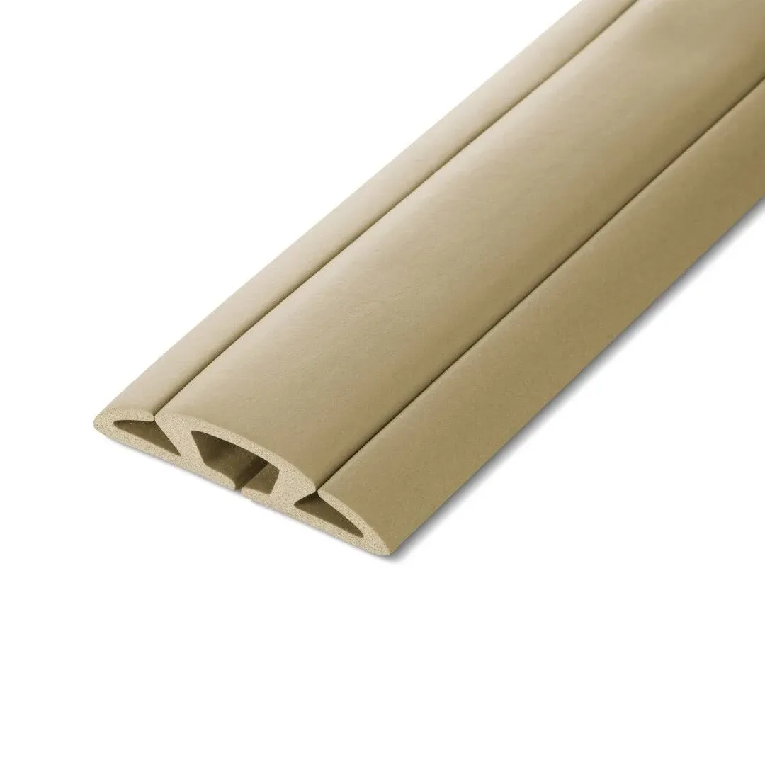 UT Wire Cord Protector and Concealer, 2.6" x 5 ft, Beige (UTWCP501BG)