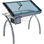 Studio Designs Futura Drafting Table Adjustable Top and Supply Storage