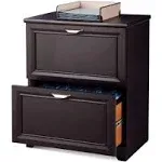 Magellan 23-1/2"W x 16-9/16"D Lateral 2-Drawer File Cabinet, Espresso