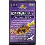 Food For Life Ezekiel 4:9 Cereal, Sprouted Crunchy, Cinnamon Raisin - 16 oz