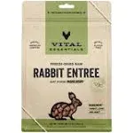 Vital Essentials Freeze-Dried Rabbit Entree Cat Food Mini Nibs 12 oz