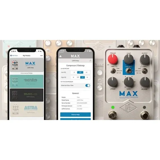 Universal Audio Max Preamp and Dual Compressor Pedal