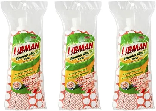 Libman Wonder Mop Head | Absorbent Microfiber | Self Wringing Mop | Best Mop ...