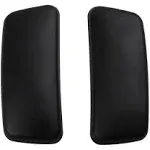 New Arm Pads Caps Replacement for Haworth Zody Office Chair 1 Pair Black/Gray (Black)