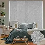 GoDear Design 99% Blackout Adjustable Sliding Vertical Blinds for Bedrooms 45...