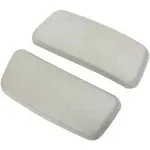 New Arm Pads Caps Replacement for Haworth Zody Office Chair 1 Pair Black/Gray...