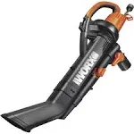 WORX WG505 TRIVAC 12 Amp 3-in-1 Electric Blower/Mulcher/Vacuum & 50026858 Trivac Leaf Collection Bag (WGBAG500)