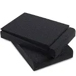 SS5 Studio Monitor Isolation Pads High-Density Acoustic Foam Tilted Tabletop ...