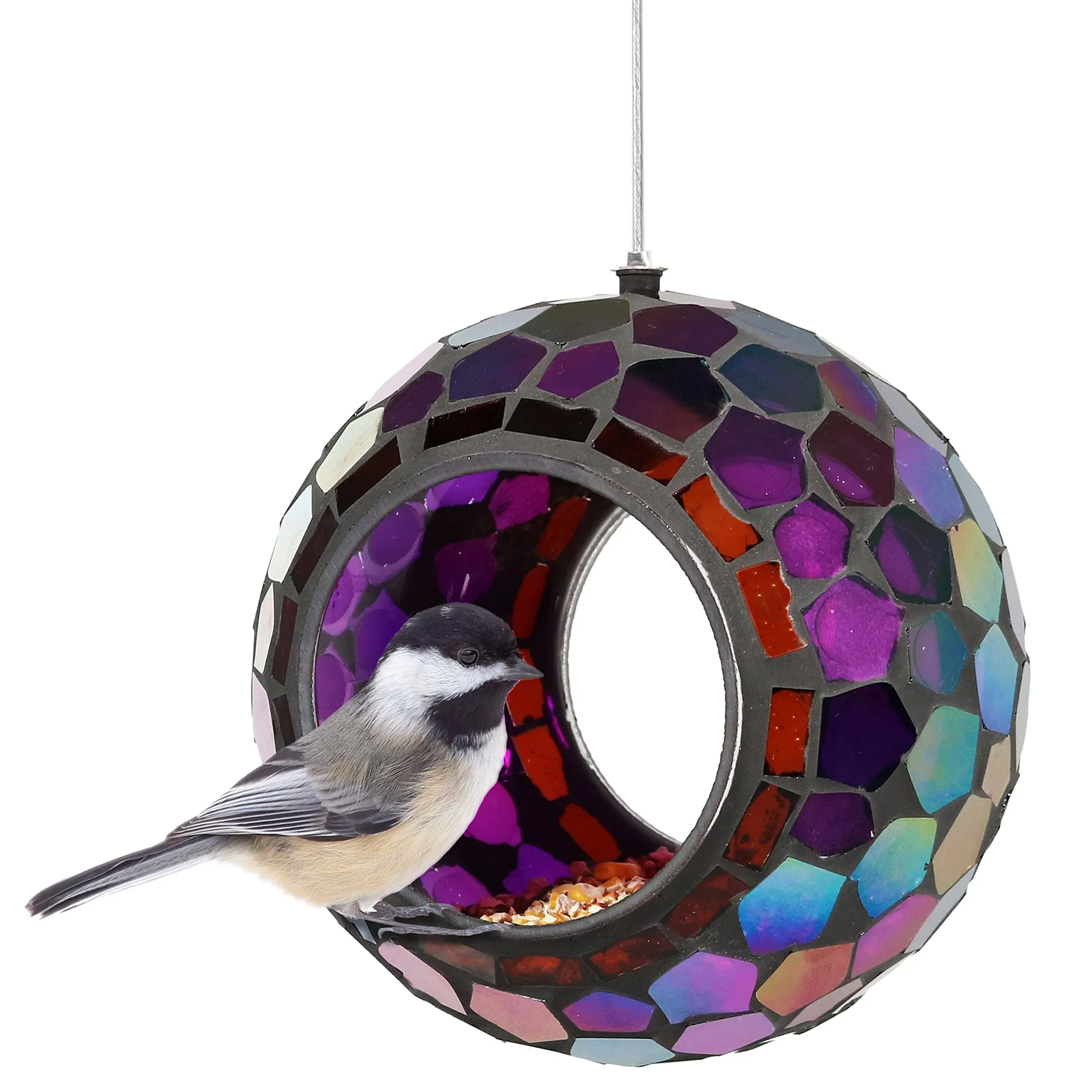 Sunnydaze Decor Hanging Bird Feeder