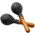 Musfunny Percussion Maracas Pair of Shakers Rattles Sand Hammer Percussion Instrument with ABS Plastic Shells and Wooden Handles for Live Performances