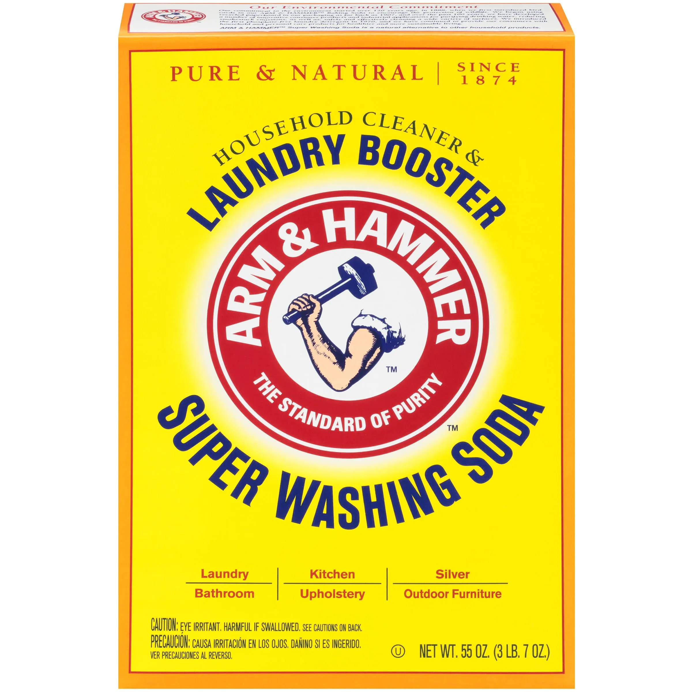 Arm & Hammer Super Washing Soda - 55 oz box