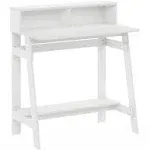 Furinno Simplistic A Frame Computer Desk, White