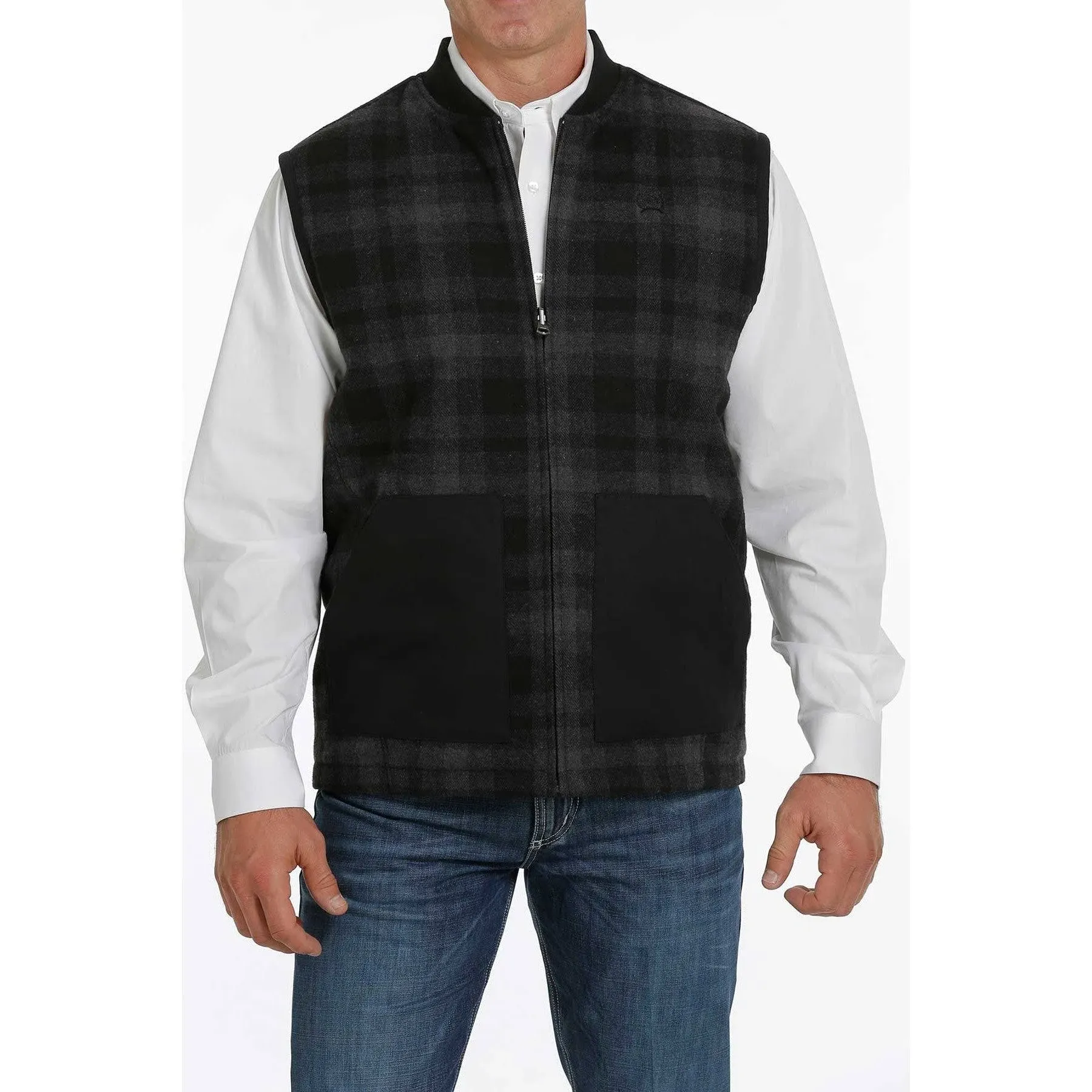 Cinch Men's Reversible Canvas Western Vest