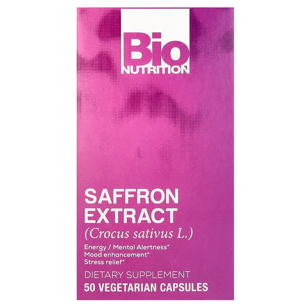 Bio Nutrition - Saffron Extract - 50 Vegetarian Capsules