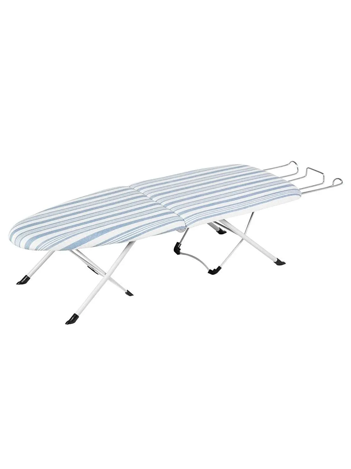 Honey-Can-Do Folding Tabletop Ironing Board with Iron Rest BRD-09222 Blue, 32” L x 12” W