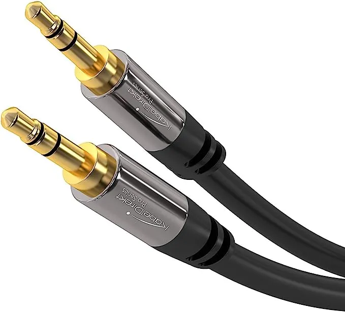 KabelDirekt (25&#039; Stereo Jack Cables feet) 3.5mm Male to 3.5mm Male Stereo Audio