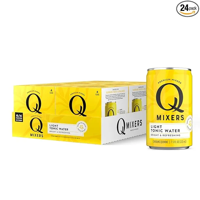 Q Mixers Light Tonic Water Premium Cocktail Mixer