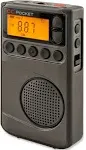 C. Crane CC Pocket AM FM and NOAA Weather Radio with Clock and Sleep Timer