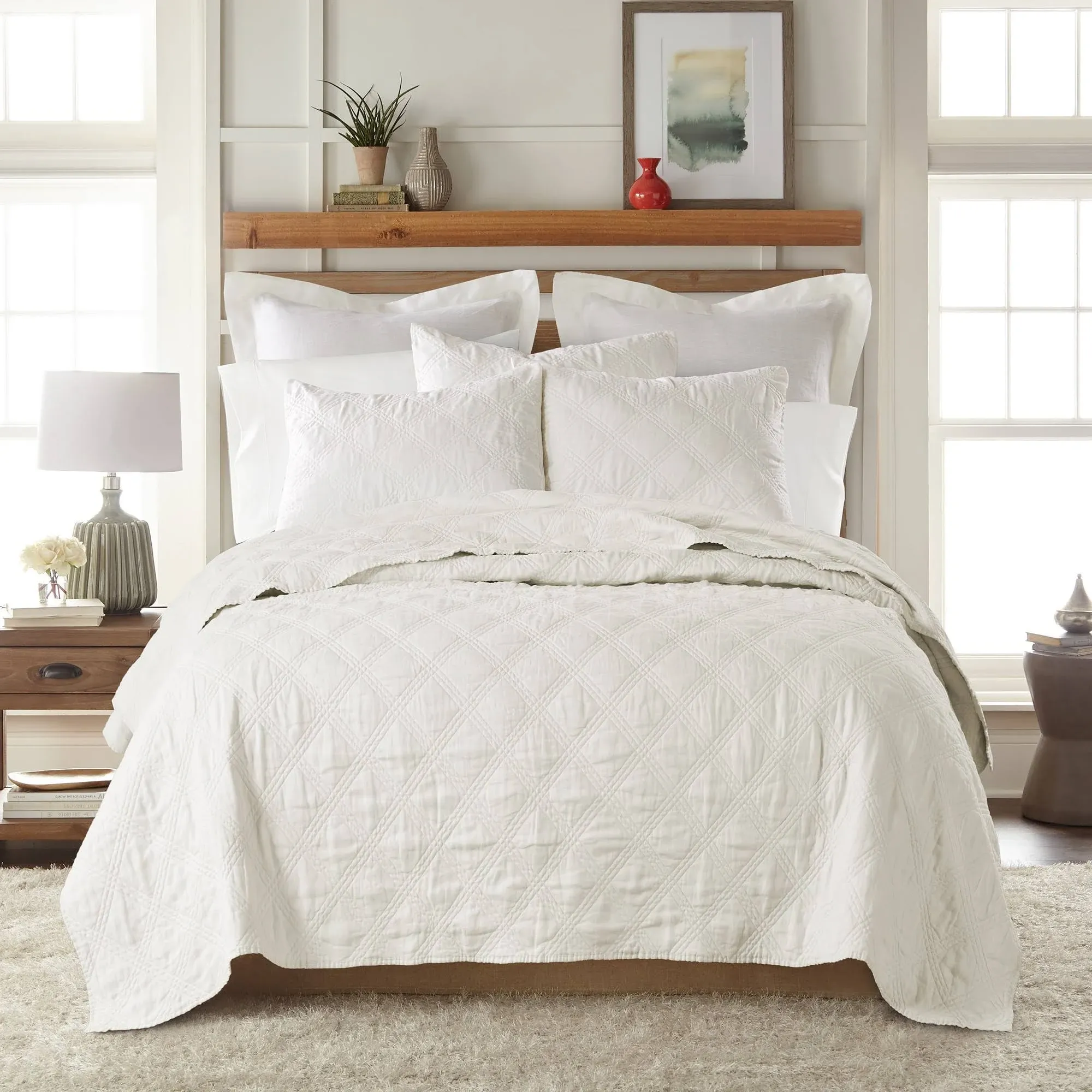 Levtex Home Washed Linen Quilt