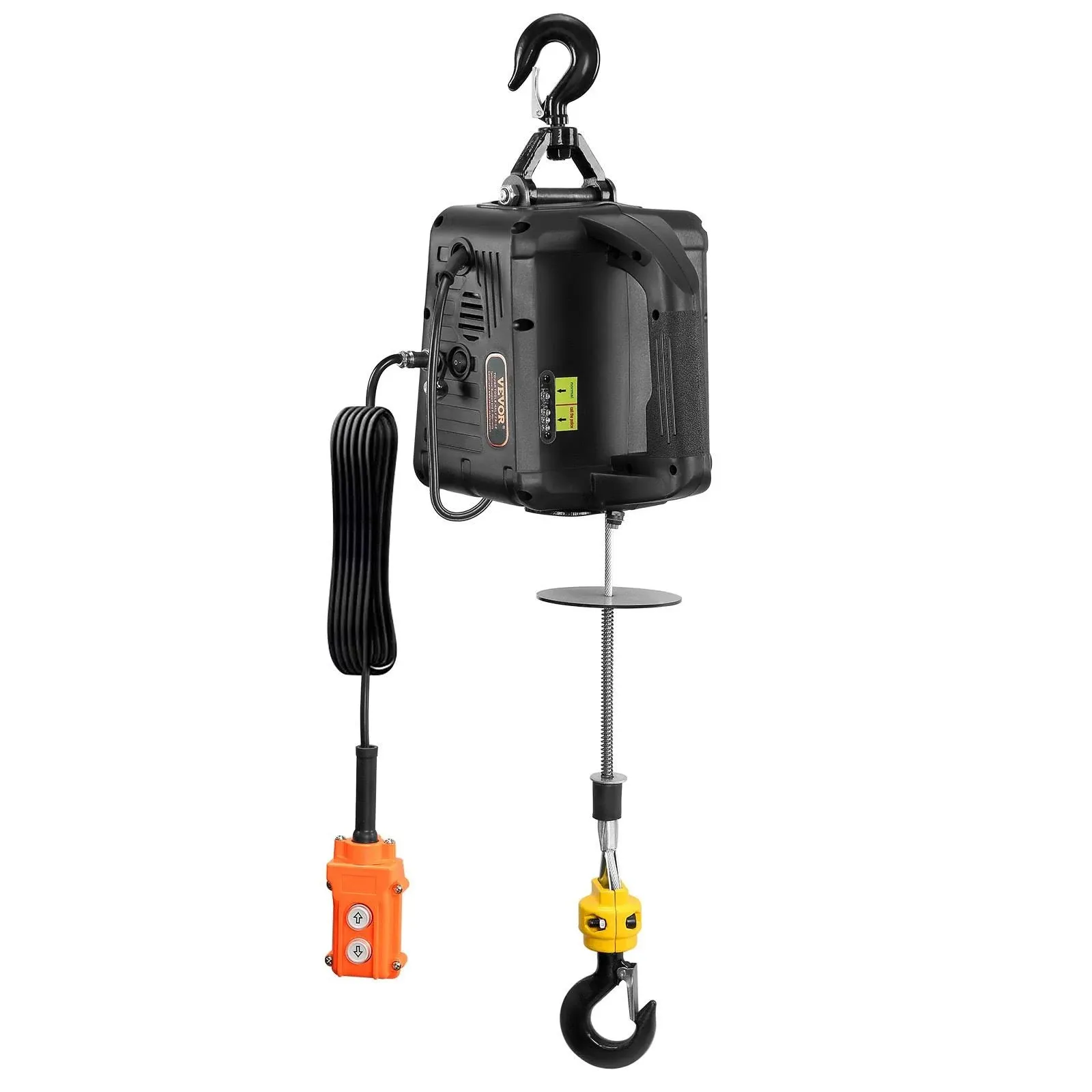 VEVOR 3-in-1 Electric Hoist Winch, 1100 lbs 1500W Portable Power Winch Crane, 22 ...