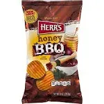 Herr's Honey BBQ Ripple Potato Chips- 7.75 oz. Bags (4 Bags)