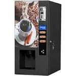 RXFSP Smart Commercial Fully Automatic Table type Self Coin Payment 3 Flavor Instant Hot Coffee Vending Machine Tea Milk