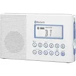 Refurbished Sangean H202 FM/AM/Bluetooth Waterproof Shower Radio