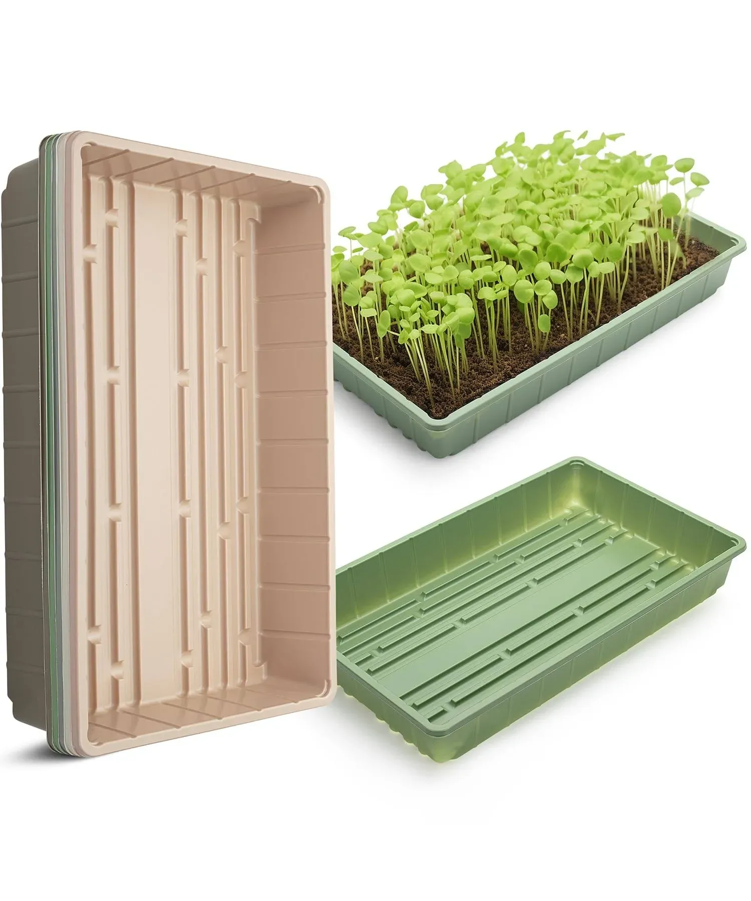 Mr. Pen Plastic Growing Trays 5 Pack